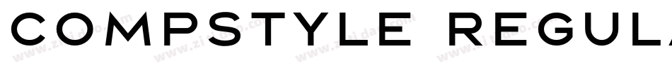 Compstyle Regular字体转换